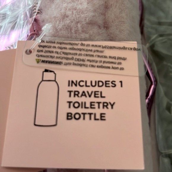 ‼️NOT FOR SALE‼️ Juicy Couture Pink Rhinestone Sherpa Train Case - Picture 9 of 9